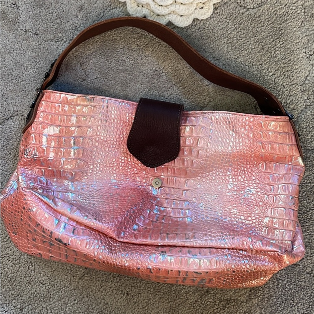 Metallic Pink Tylie Malibu Hobo